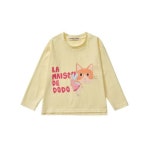 라메종드도도(LA MAISON DE DODO) Simply Dodo T-Shirt with Fairy Doll (Lemon) 긴팔티셔츠 - 사이즈 & 후기 | 무신사