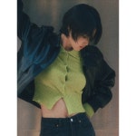 (16395AGY1L) - 사이즈 & 후기 | 무신사 에잇세컨즈(8SECONDS) 플레인... 칼라넥 카디건  라이트 그린 (16395AGY1L) - 사이즈 & 후기 | 무신사