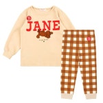 베베드피노(BEBE DE PINO) [키즈]퍼피제인체크라운지웨어세트_BP24OS363 - 사이즈 & 후기 | 무신사