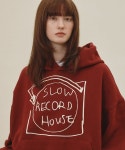 슬로우 레코드 하우스(SLOW RECORD HOUSE) 레코드 후드_버건디 - 사이즈 & 후기 | 무신사