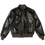 디아프바인(DIAFVINE) DV.LOT 695 Type A-2 Flight jacket -Black/Brown rib- - 사이즈 & 후기 | 무신사