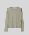 어플레이그라운드(A PLAY GROUND) WOOL BLENDED ROUND-NECK T-SHIRT [KHAKI] - 사이즈 & 후기 | 무신사