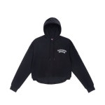 씨엔엔 어패럴(CNN APPAREL) 트래블 여성용 소프트 세미크롭 후디 BLACK - 사이즈 & 후기 | 무신사
