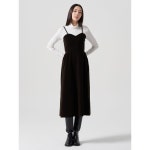 에잇세컨즈(8SECONDS) 벨벳 레이어드 원피스 브라운 (324Z71LYAD)... 벨벳 레이어드 원피스  브라운 (324Z71LYAD) - 사이즈 & 후기 | 무신사