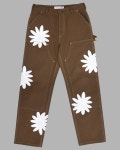 더뮤지엄비지터(THEMUSEUMVISITOR) HAND PAINTED FLOWER CITY PANTS (BROWN) - 사이즈 & 후기 | 무신사
