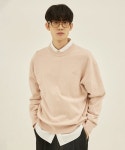 꼬모니노즈(COMONINOZ) OVER FIT ROUND KNIT [5 COLOR] - 사이즈 & 후기 | 무신사