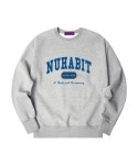 뉴해빗(NUHABIT) NU AGE 오버핏 맨투맨_그레이 (SNMNH-1196) - 사이즈 & 후기 | 무신사
