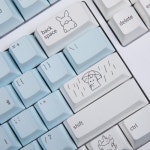 몬스타기어(MONSTARGEAR) 커스텀 키보드 블루버니 PBT 키캡 - 후기 | 무신사