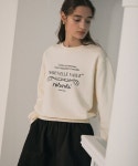 로라로라(ROLAROLA) VINTAGE NOUVELLE LOGO SWEATSHIRT IVORY - 사이즈 & 후기 | 무신사