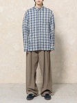 비긴202(BEGIN202) Crease Blue Check Shirts - 사이즈 & 후기 | 무신사