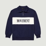 행텐 틴즈(HANGTEN TEENS) 틴즈 컬러블록 하프집업 맨투맨_277(14460-031-206-12) - 사이즈 & 후기 | 무신사