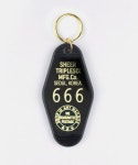 신트리플식스(SHEEN666) 룸 666 모텔 키 홀더 블랙/골드 - 사이즈 & 후기 | 무신사