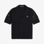 프레드페리(FRED PERRY) [Womens] 오픈 니트 버튼 스루 셔츠(102) AFPF2417115-102 - 사이즈 & 후기 | 무신사