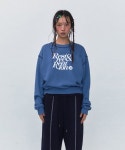 레스트앤레크레이션(REST&RECREATION) RR COLORATION SWEATSHIRT_BLUE - 사이즈 & 후기 | 무신사