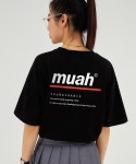 무아무아(MUAHMUAH) 레드라인 무아 티셔츠 [블랙] - 사이즈 & 후기 | 무신사