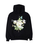 드반(DVÀN) WHITE ROSELIA HOODIE BLACK 로즈릴리 후드 - 사이즈 & 후기 | 무신사