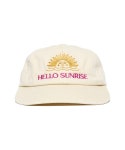 헬로 선라이즈(HELLO SUNRISE) Washed Two Tone Logo 6Panel Cap_Ivory - 사이즈 & 후기 | 무신사