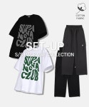 엔피스튜디오(NP STUDIO) [SET] 슈퍼 노바 클럽 티셔츠 + 나일론 스트링 와이드 팬츠 세트 - 사이즈 & 후기 | 무신사