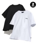 예일(YALE) [16수 코마사] 2PACK SMALL ARCH T-SHIRT WHITE / BLACK - 사이즈 & 후기 | 무신사