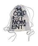 더콜디스트모먼트(THE COLDEST MOMENT) TCM logo gym sack (ice grey) - 사이즈 & 후기 | 무신사