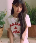 로라로라(ROLAROLA) MAISON DE ROLA EMBROIDERY T-SHIRT WHITE - 사이즈 & 후기 | 무신사