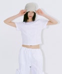 니어노어(NIIER NOR) INCISION CROP TOP_WHITE - 사이즈 & 후기 | 무신사