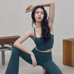 데비웨어(DEVIWEAR) 여성 요가복 DEVI-TS0032-에쉬핑크 필라테스 페노미 크롭탑 - 사이즈 & 후기 | 무신사