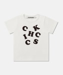 칙스(CHICKS) CHICKS WORD 크롭 반팔티 반팔 티셔츠 화이트 - 사이즈 & 후기 | 무신사