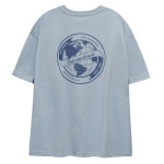 씨엔엔 어패럴(CNN APPAREL) 트래블 시티 EARTH 그래픽 반팔 티셔츠 SKY BLUE - 사이즈 & 후기 | 무신사
