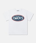 칙스(CHICKS) SKATEBOARD DTP 그래픽 반팔티 로고 TEE-Black - 사이즈 & 후기 | 무신사