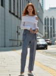 뮤제(MUSEE) NATION Pocket Embroidery Straight Fit Washed Denim Pants_Navy - 사이즈 & 후기 | 무신사