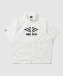 엄브로(UMBRO) 쿨터치 빅로고 반팔 스탠넥 자켓 스위트콘(UP221SJK61) - 사이즈 & 후기 | 무신사