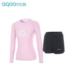 아쿠아티카(AQUATICA) 여성 래쉬가드 AQAWTS23002+레이어드 스윔 보드숏 BK세트 - 사이즈 & 후기 | 무신사