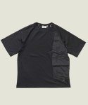 비갠디(BGEND) 남성 더블 매터리얼 티셔츠_BK - 사이즈 & 후기 | 무신사
