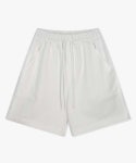 가넷옴므(GARNET HOMME) [24SS] GCS40407 LOOSE FIT화이트 루즈핏 트레이닝 쇼츠 - 사이즈 & 후기 | 무신사