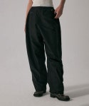 트리밍버드(TREEMINGBIRD) Double Box Pleats Wrinkle Slacks [ Black ] - 사이즈 & 후기 | 무신사
