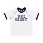 톰스벌스데이(TOMS BIRTHDAY) 톰스벌스데이 링거 티셔츠 네이비 - 사이즈 & 후기 | 무신사