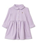 폴로 랄프 로렌 칠드런(POLO RALPH LAUREN CHILDREN) 여아 7-16세 스트라이프 옥스포드 메시 드레스 - 퍼플 - 사이즈 & 후기 | 무신사