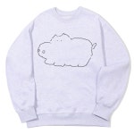 어썸어스(AWESOMEUS) HIPPO SWEAT SHIRTS_3 COLOR - 사이즈 & 후기 | 무신사