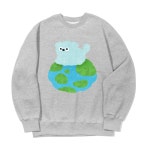 어썸어스(AWESOMEUS) PUPPY ON EARTH SWEAT SHIRTS_3 COLOR - 사이즈 & 후기 | 무신사