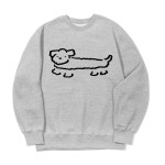 어썸어스(AWESOMEUS) LONG-WAISTED PUPPY SWEAT SHIRTS_3 COLOR - 사이즈 & 후기 | 무신사