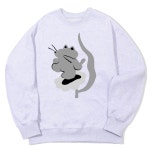 어썸어스(AWESOMEUS) MOUSE ON THE FLOWER SWEAT SHIRTS_3 COLOR - 사이즈 & 후기 | 무신사