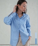 비바셔스(VIVACIOUS) Ciel Unbalance Stripe Shirt - 2COL - 사이즈 & 후기 | 무신사
