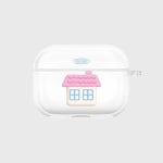 멀멀(MERMER) 스트라이프 멀멀 하우스-스카이블루(에어팟프로-클리어) - 후기 | 무신사