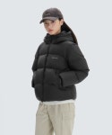 스노우피크 어패럴(SNOWPEAK APPAREL) 티피코 여성 후드 헤비 구스 다운 자켓 (S24WWTDJ05) Black - 사이즈 & 후기 | 무신사