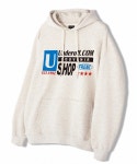 언더오프(UNDEROFF) 어센틱 릴렉스드 후디 수베니어샵 오트밀... 언더오프(UNDEROFF)  어센틱 릴렉스드 후디 수베니어샵 오트밀 - 사이즈... 