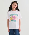 무신사 스탠다드 키즈(MUSINSA STANDARD KIDS) 프렌즈 릴렉스드 티셔츠 [화이트] - 사이즈 & 후기 | 무신사