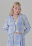 프리앙(FREEANG) 자카드 버클 자켓 - 블루 - 사이즈 & 후기 | 무신사