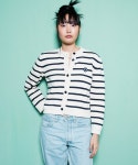 조슈아샌더스(JOSHUA SANDERS) (W) 마린 픽셀 가디건 블루 MARINE PIXEL CARDIGAN BLUE - 사이즈 & 후기 | 무신사
