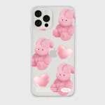 더나인몰(THE NINEMALL) pink heart toy windy [클리어 폰케이스] - 후기 | 무신사
